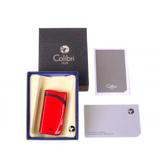 Зажигалки Зажигалка сигарная Colibri Falcon, красный металлик от Colibri