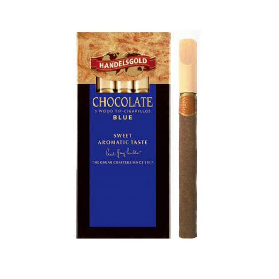 Сигариллы Handelsgold Chocolаte Wood Tip Blue от Handelsgold