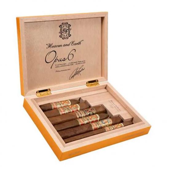 Сигары Arturo Fuente FFOX Fuente Fuente Opus X 6 Set Cigars Yellow в подарочной упаковке 