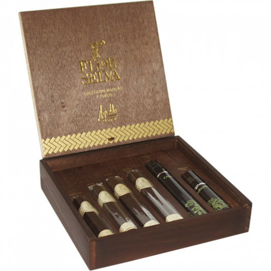 Сигары Набор сигар Flor De Selva SET Coleccion Maduro Tubos в подарочной упаковке от Flor De Selva