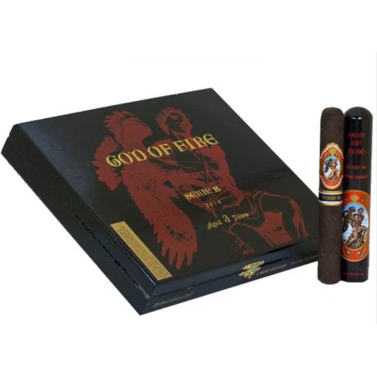 Сигары God of Fire Serie B Double Robusto Tubos