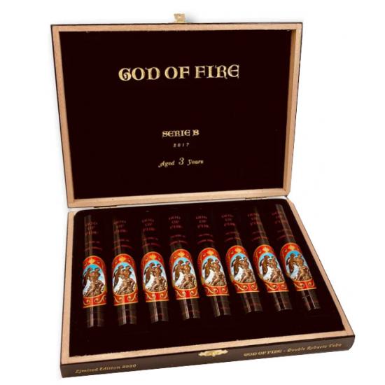 Сигары God of Fire Serie B Double Robusto Tubos