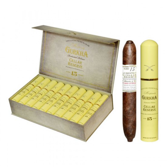 Сигары Gurkha Cellar Reserve 15 Years Grand Rothchild Tubos от Gurkha