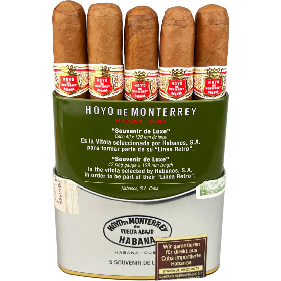 Сигары Hoyo de Monterrey Souvenir De Luxe