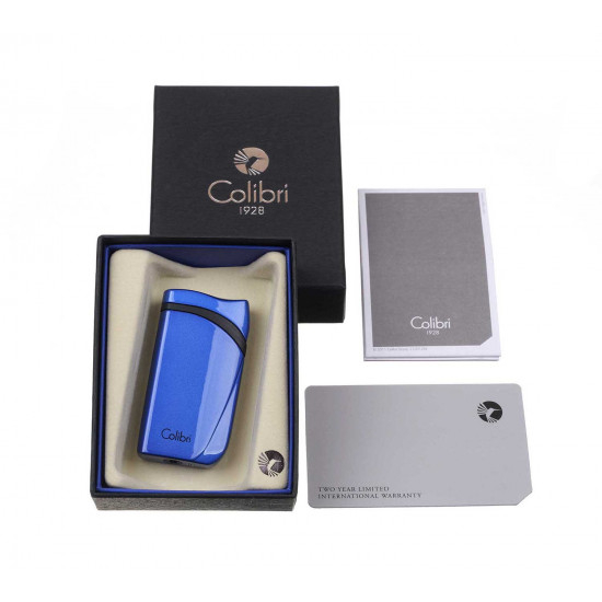 Зажигалки Зажигалка сигарная Colibri Falcon, синий металлик от Colibri