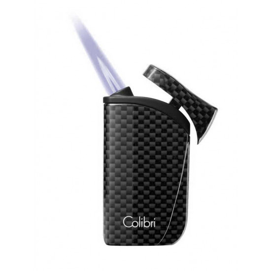 Зажигалки Зажигалка сигарная Colibri Falcon, черный карбон от Colibri