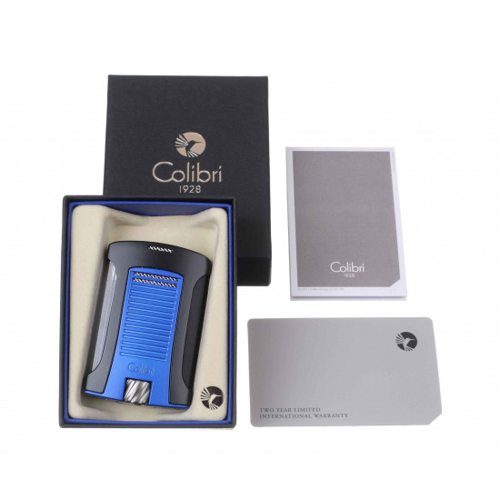 Зажигалки Зажигалка сигарная Colibri Daytona, черно-синяя от Colibri