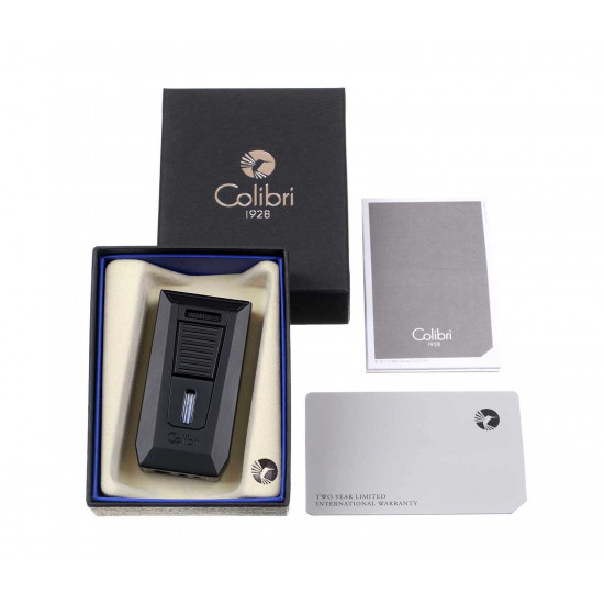 Зажигалки Зажигалка сигарная Colibri Slide (двойное пламя), черная от Colibri