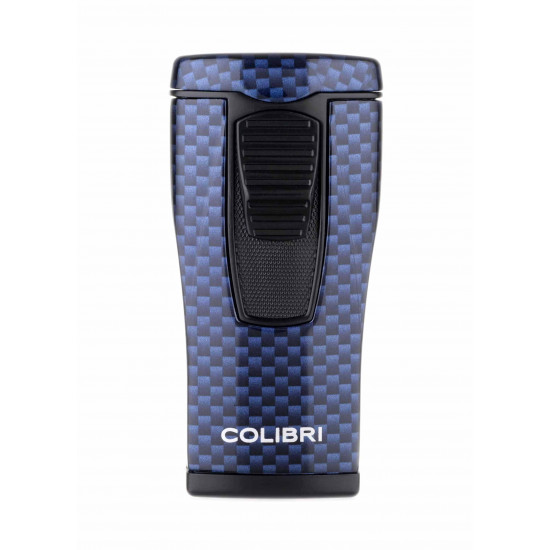 Зажигалки Зажигалка сигарная Colibri Monaco (тройное пламя), синий карбон от Colibri