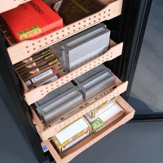 Хьюмидор шкаф Meyvel MC-200BK (PRO) на 1200 сигар