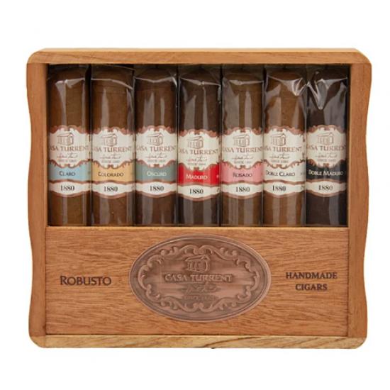 Сигары SET 7 Casa Turrent 1880 Robusto 7 cigars в подарочной упаковке