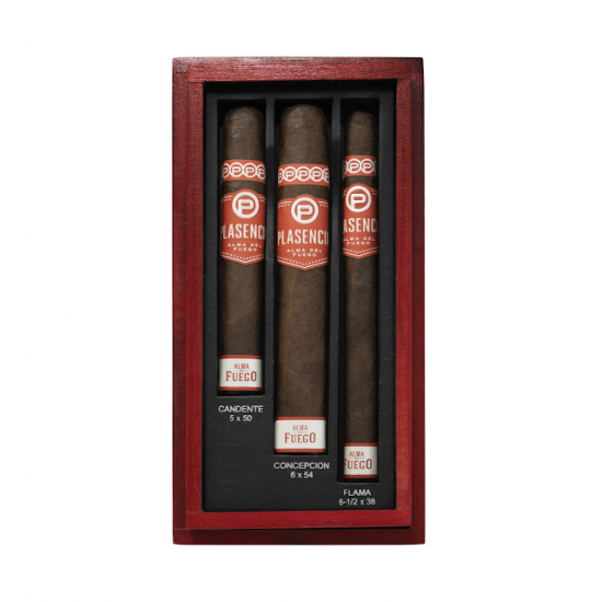 Никарагуанские сигары Набор сигар Plasencia lma del Fuego SET of 3 cigars в подарочной упаковке от Plasenсia