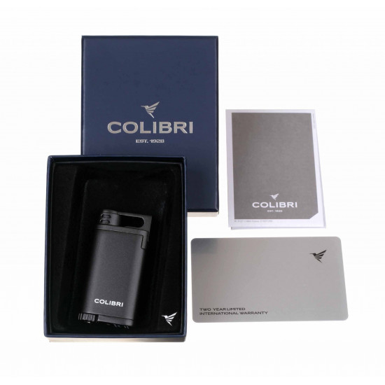 Зажигалка сигарная Colibri Belmont, черная