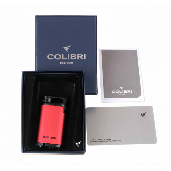  Зажигалка сигарная Colibri Belmont, красная (autoadd) от colibri