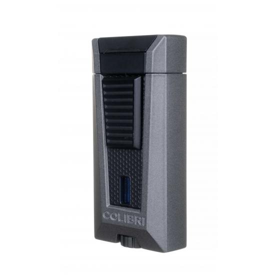 Зажигалка сигарная Colibri Stealth (тройное пламя), антрацит