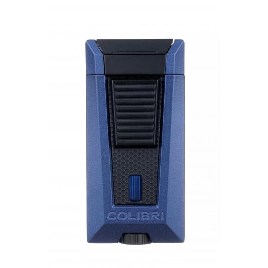 Зажигалка сигарная Colibri Stealth (тройное пламя), синий лак Navy 