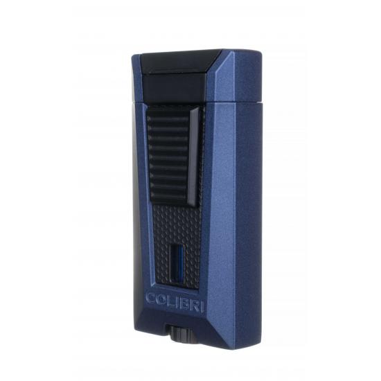 Зажигалка сигарная Colibri Stealth (тройное пламя), синий лак Navy 