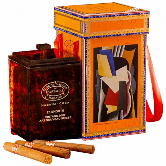 Сигары Подарочный набор сигар Partagas Shorts Vintage 2007 Art Nouveau Series
