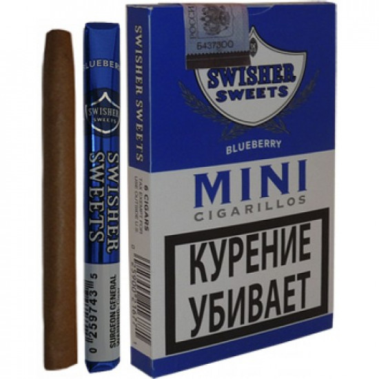 Сигариллы Swisher Sweets Blueberry Mini Cigarillos от Swisher