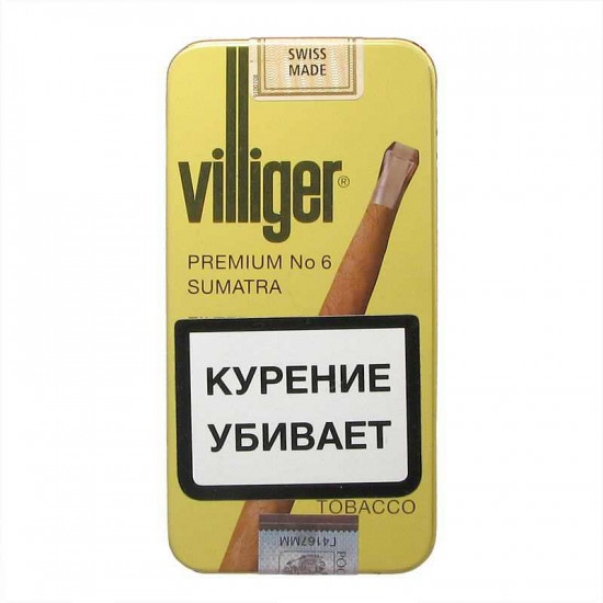 Сигариллы Villiger Premium №6 Sumatra от Villiger