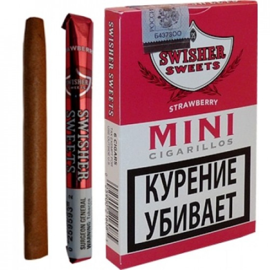 Сигариллы Swisher Sweets Strawberry Mini Cigarillos от Swisher