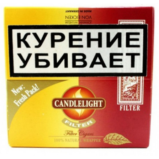 Сигариллы Candlelight Filter Assorty Vanilla+Cherry 25+25 от Candlelight