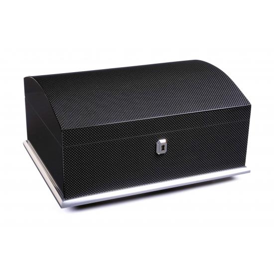 Хьюмидор Gentili Dome Top на 60 сигар, Карбон 