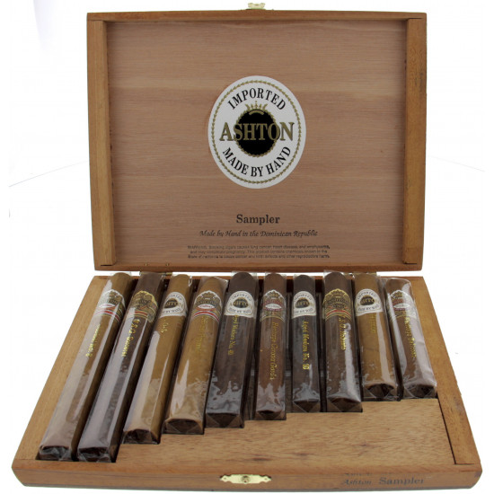 Доминиканские сигары Ashton Classic 10 Sampler в подарочной упаковке от Ashton