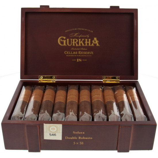 Сигары Gurkha Cellar Reserve Aged 18 Years Solara Double Robusto от Gurkha