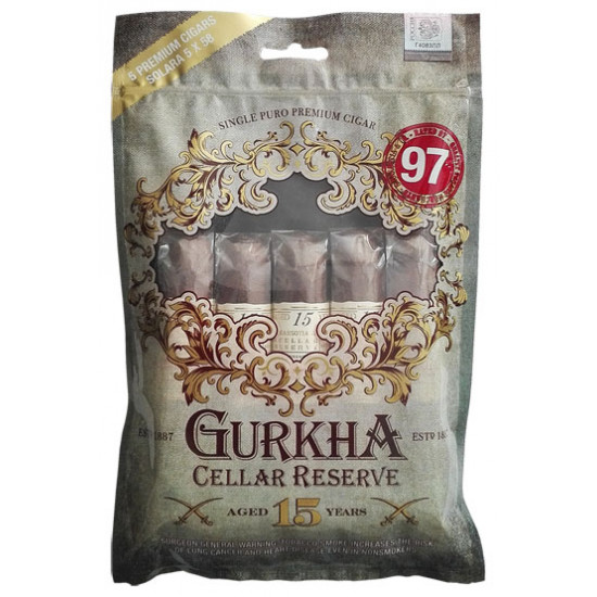 Сигары Gurkha Cellar Reserve Solaro Double Robusto Pack в подарочной упаковке от Gurkha